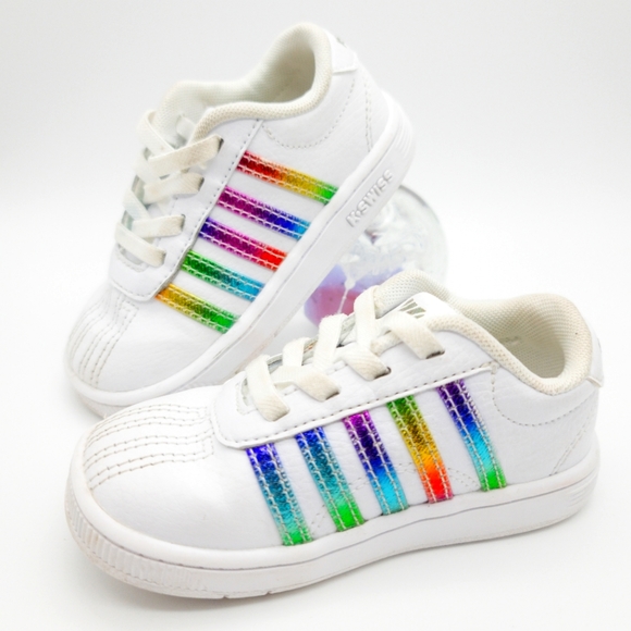 K Swiss Shoes K Swiss Infant Rainbow Striped Sneakers Poshmark